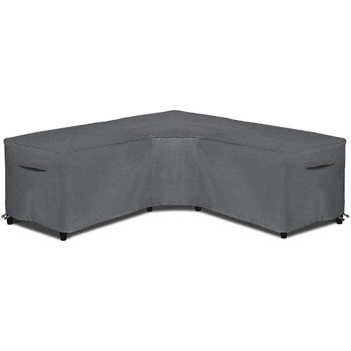 Arlmont & Co. Patio V Shaped Sectional Sofa Cover, 100 Waterproof